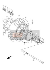 Roue arrière (AN650A E24)